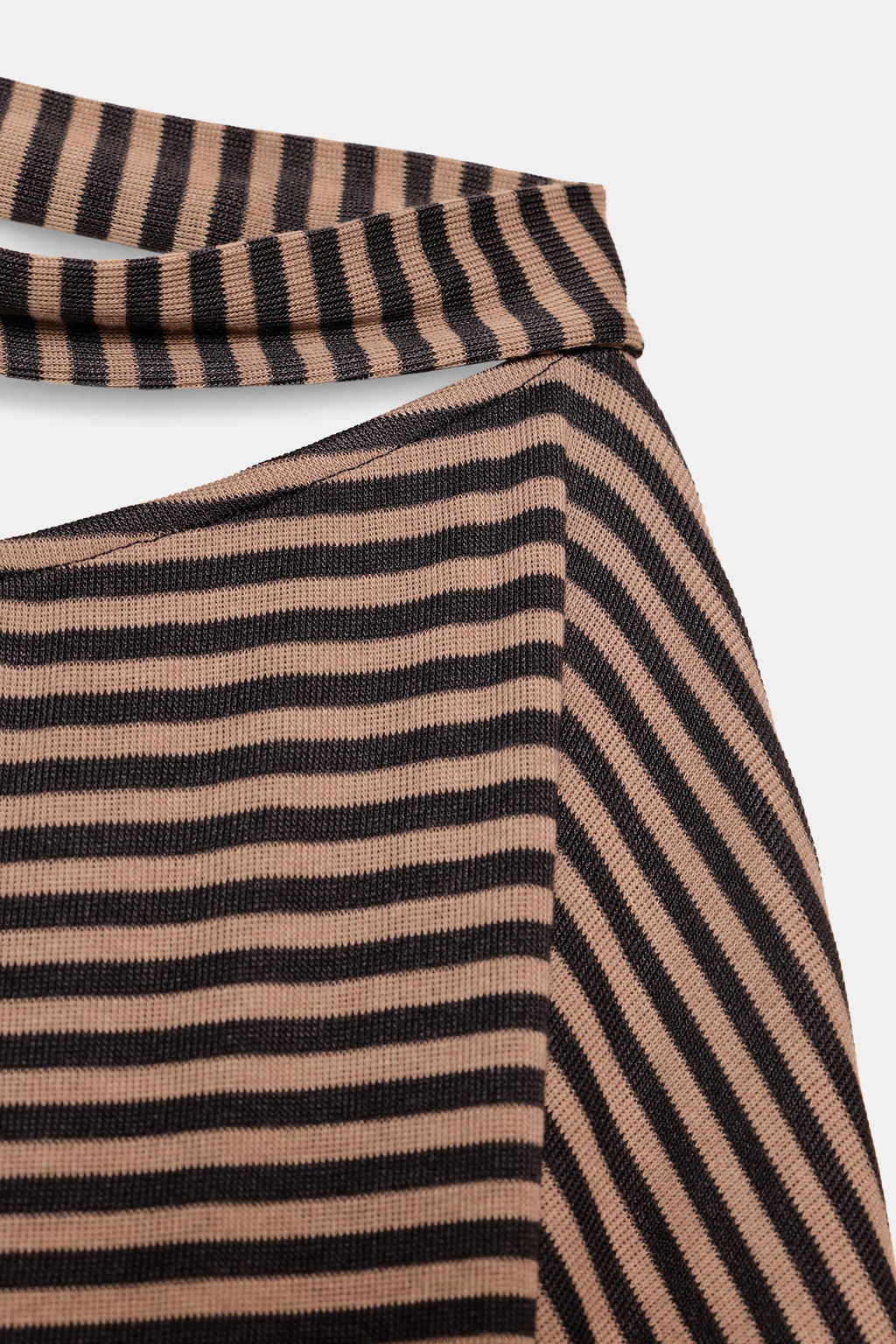 STRIPED DRESS WITH BELT - Zara фото 9