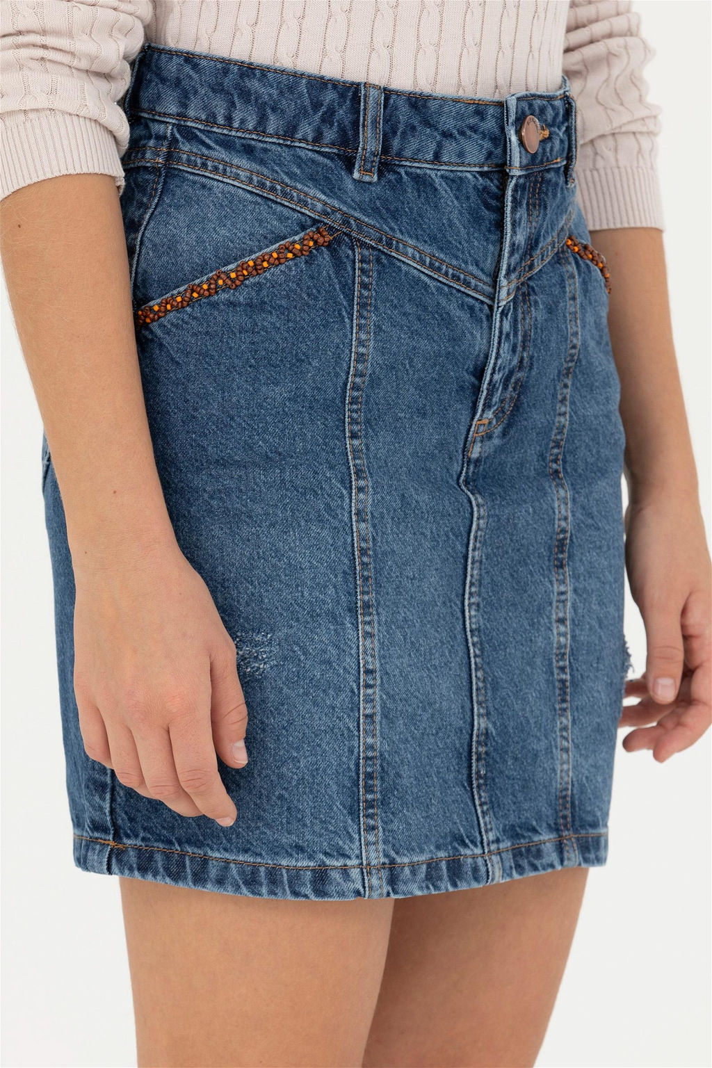 Kad_n Mavi Jean Etek - U.s. polo assn фото 6