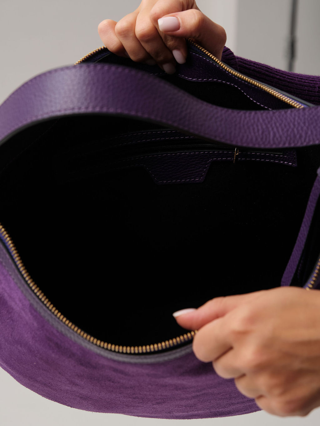 Сумка Azaro 30816 фиолетовая орхидея