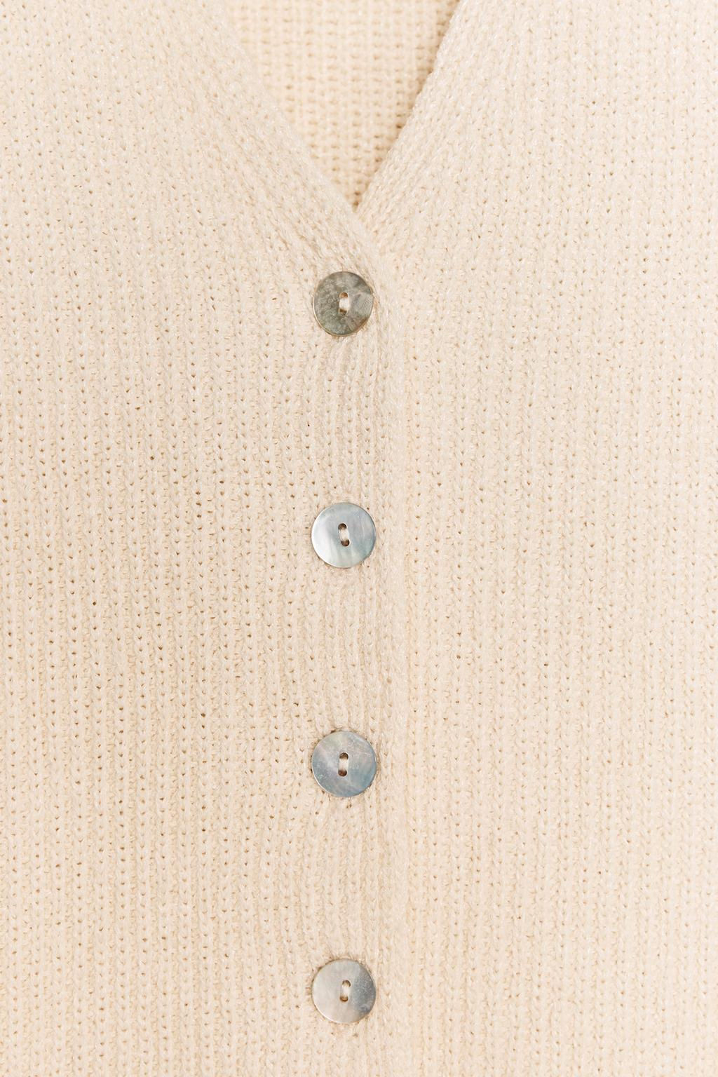 KNIT WAISTCOAT TOP - Zara фото 8