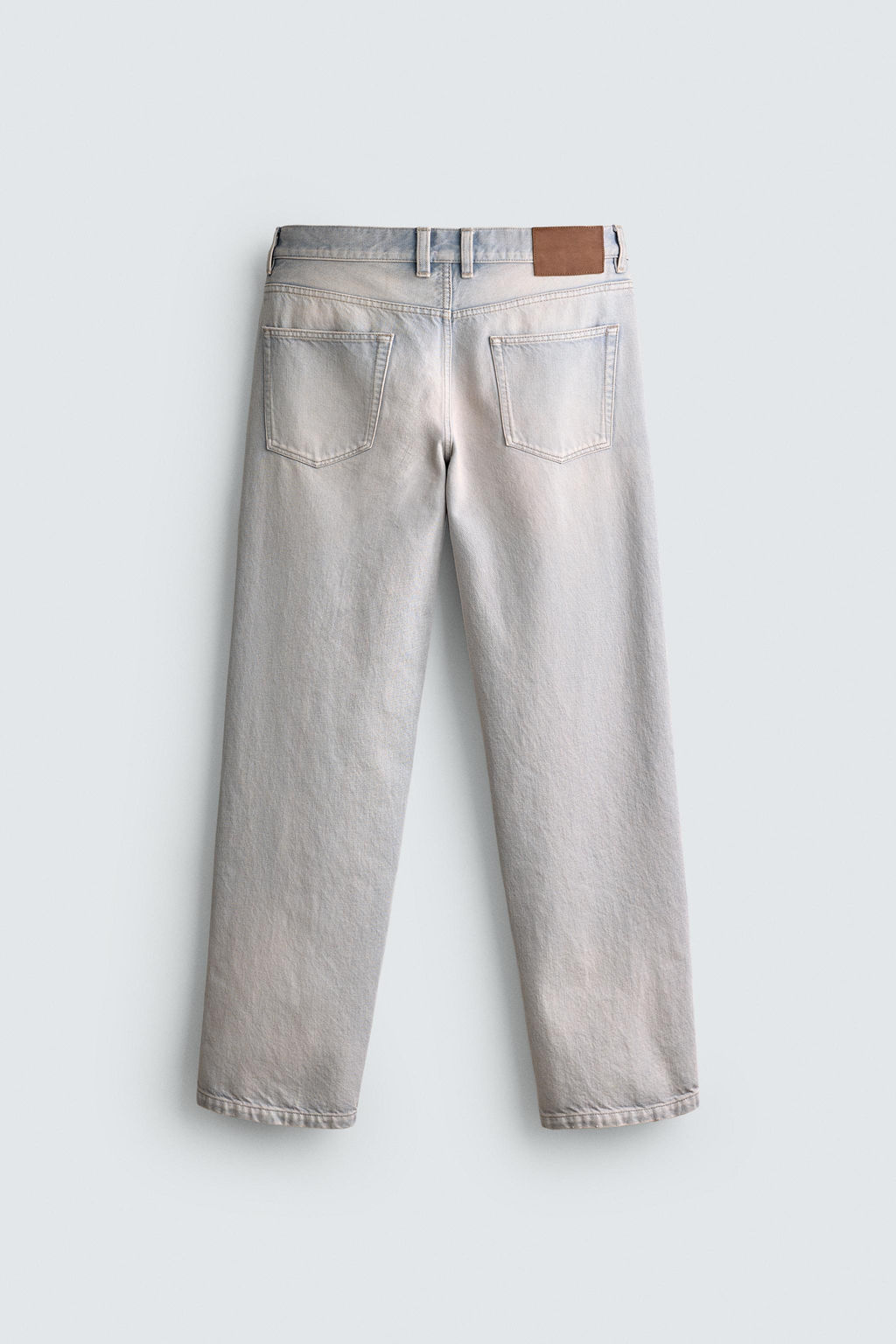 JEANS BAGGY CROPPED FIT / Azul claro - Zara фото 8
