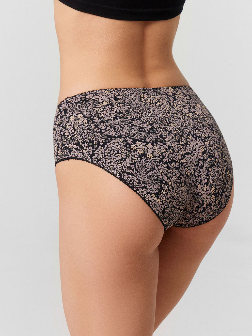 Цена за 2 штуки! Трусы женские макси с принтом в наборе, 3 шт - Mark formelle фото 4