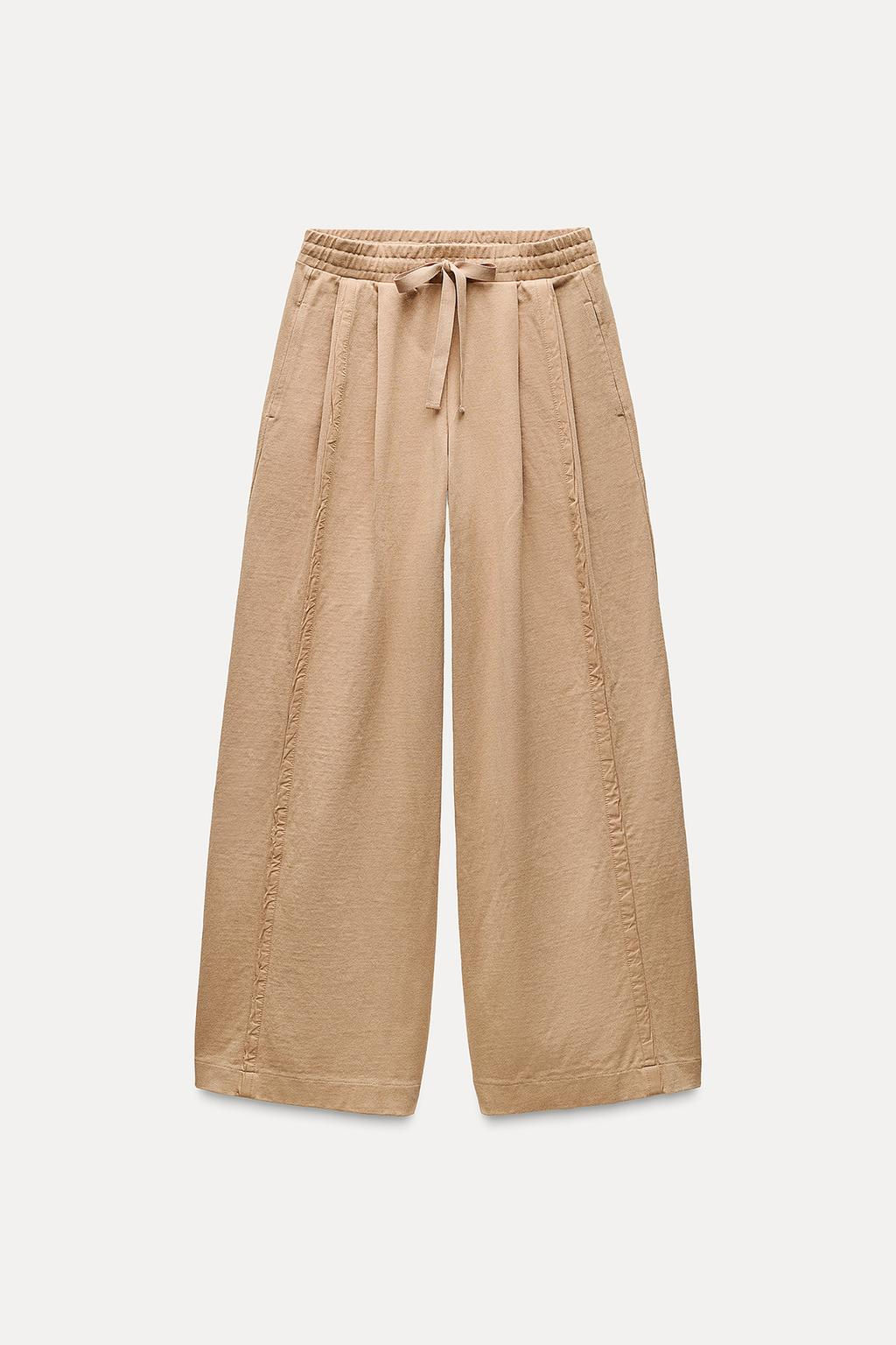FADED PLUSH TROUSERS - Zara фото 7