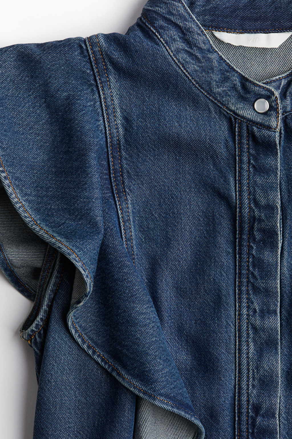 Vestido denim con volantes - H&m фото 2