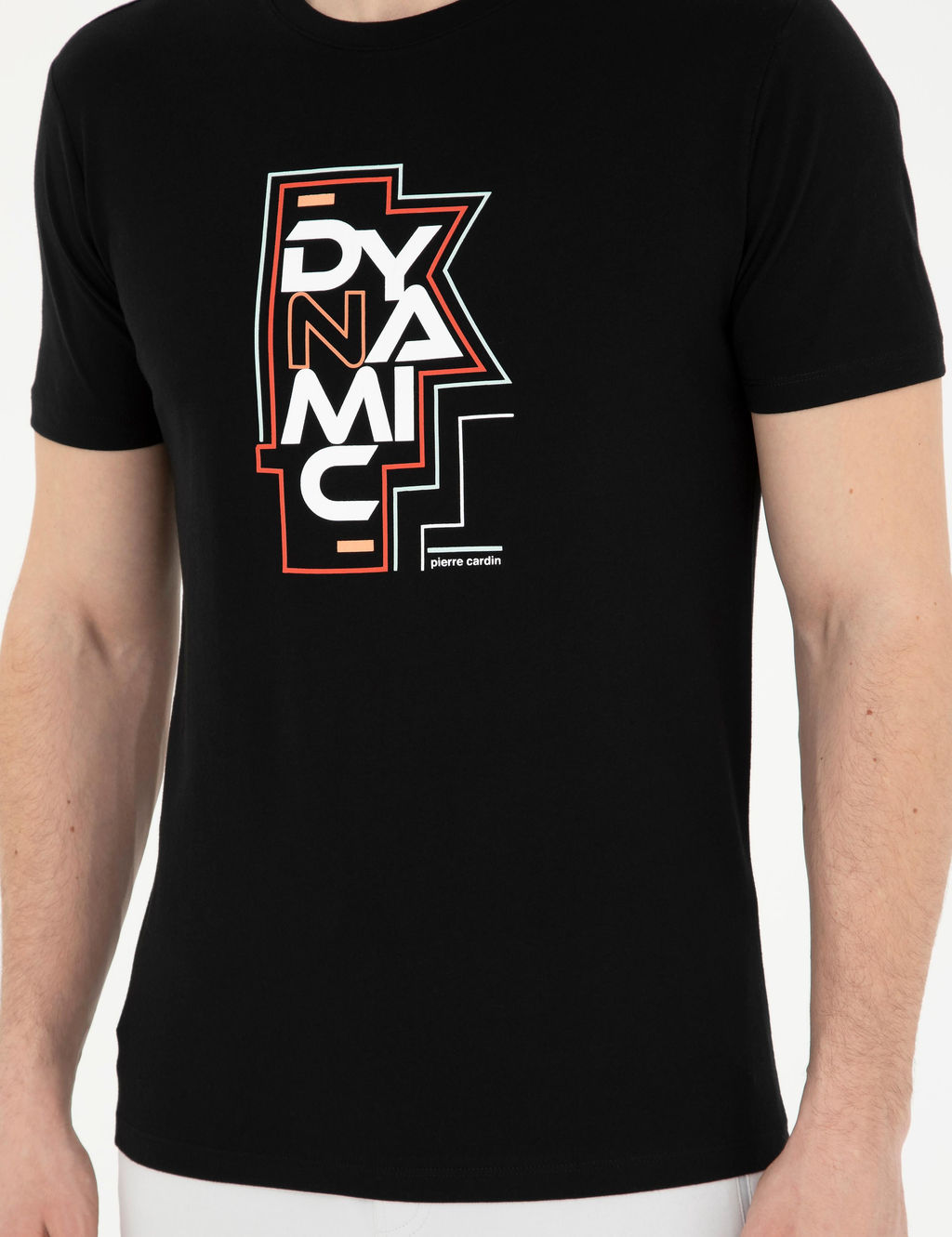 Siyah Slim Fit Ti__rt