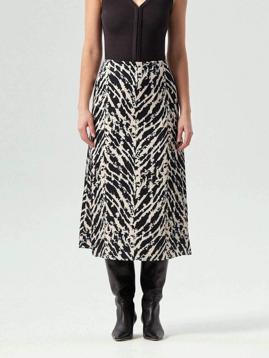 ЕМКА / Юбка миди из 100% вискозы - Emka фото 4