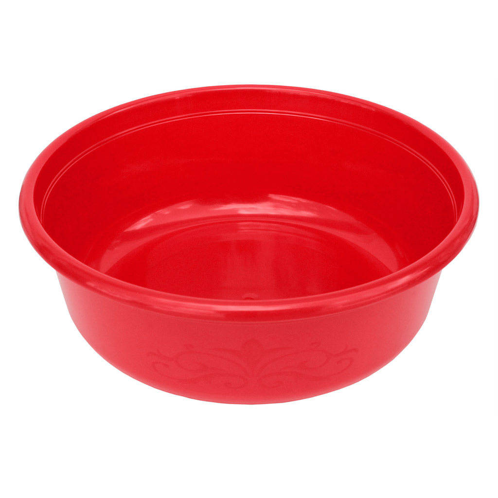 Миска пластмассовая 4л, д28,5см, цвета микс (Россия) - Домашняя мода фото 3