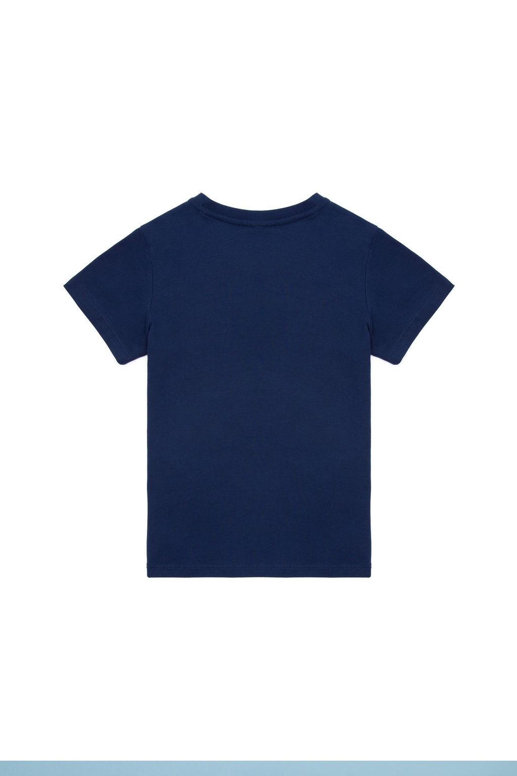 Темно-синяя футболка для мальчиков с круглым вырезом - U.s. polo assn фото 3