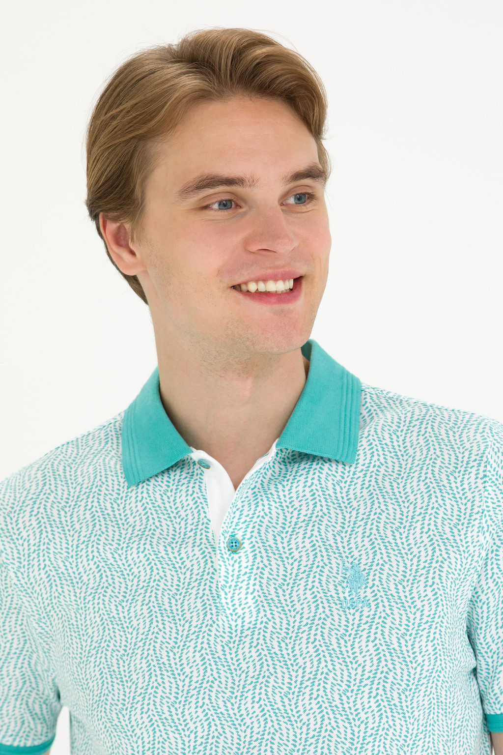 Мужская мятная футболка-поло Неожиданная скидка в корзине - U.s. polo assn фото 11