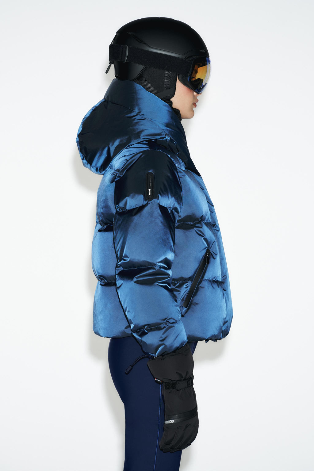 HOODED WATER-RESISTANT WINDPROOF DOWN JACKET RECCO® TECHNOLOGY SKI COLLECTION - Zara фото 7