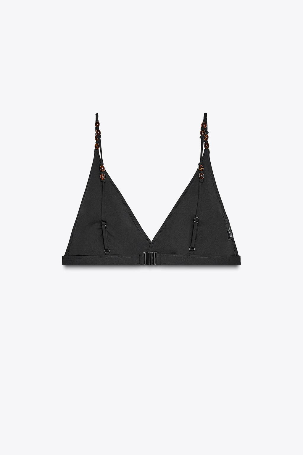 KNOT AND BEAD BIKINI TOP - Zara фото 5