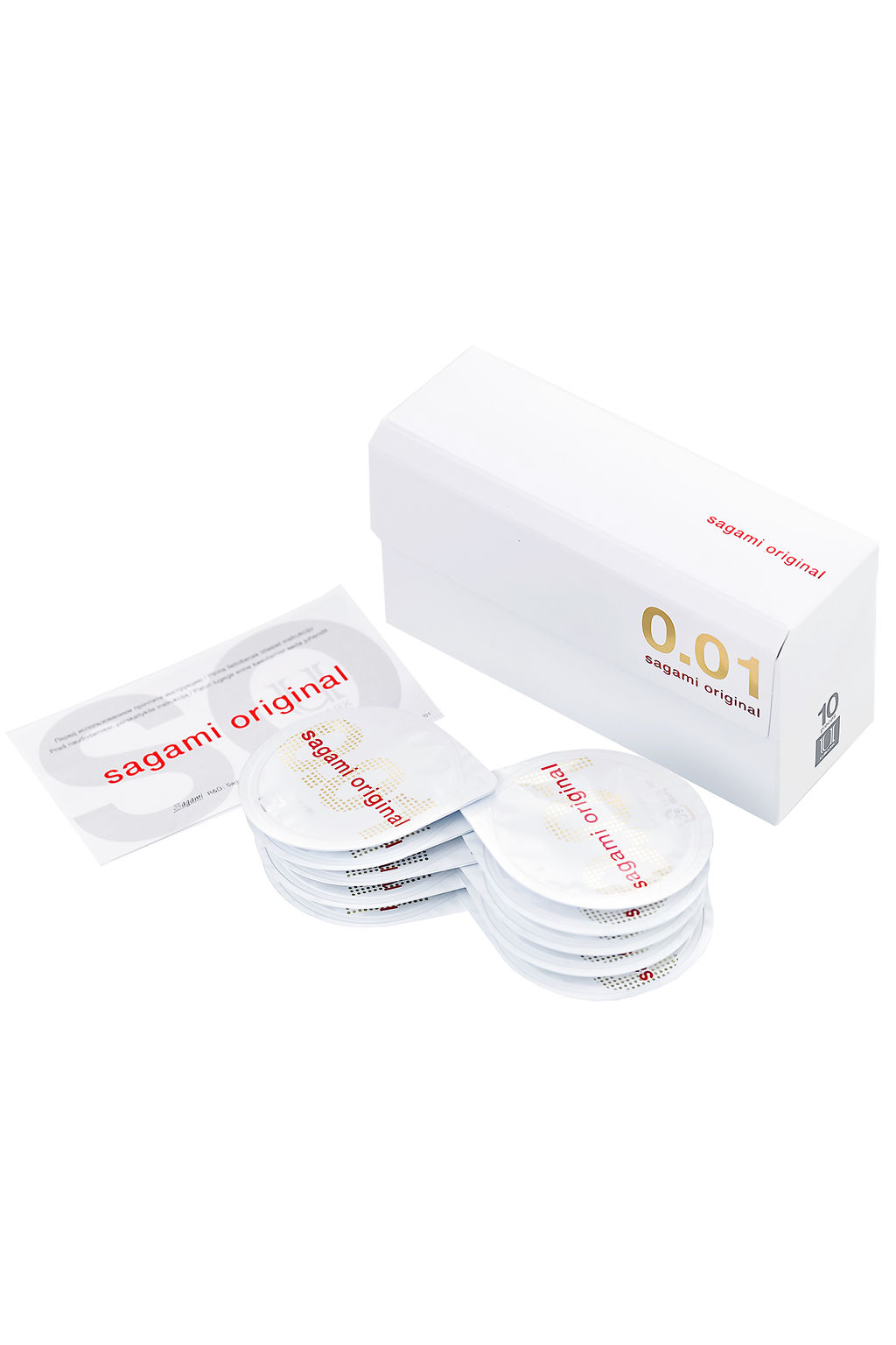 Презервативы Sagami, original 0.01, полиуретан, 17 см, 5,5 см, 10 шт.  фото 2