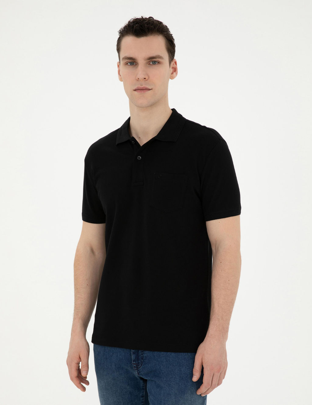Siyah Regular Fit Basic Ti__rt - Pierre cardin фото 10