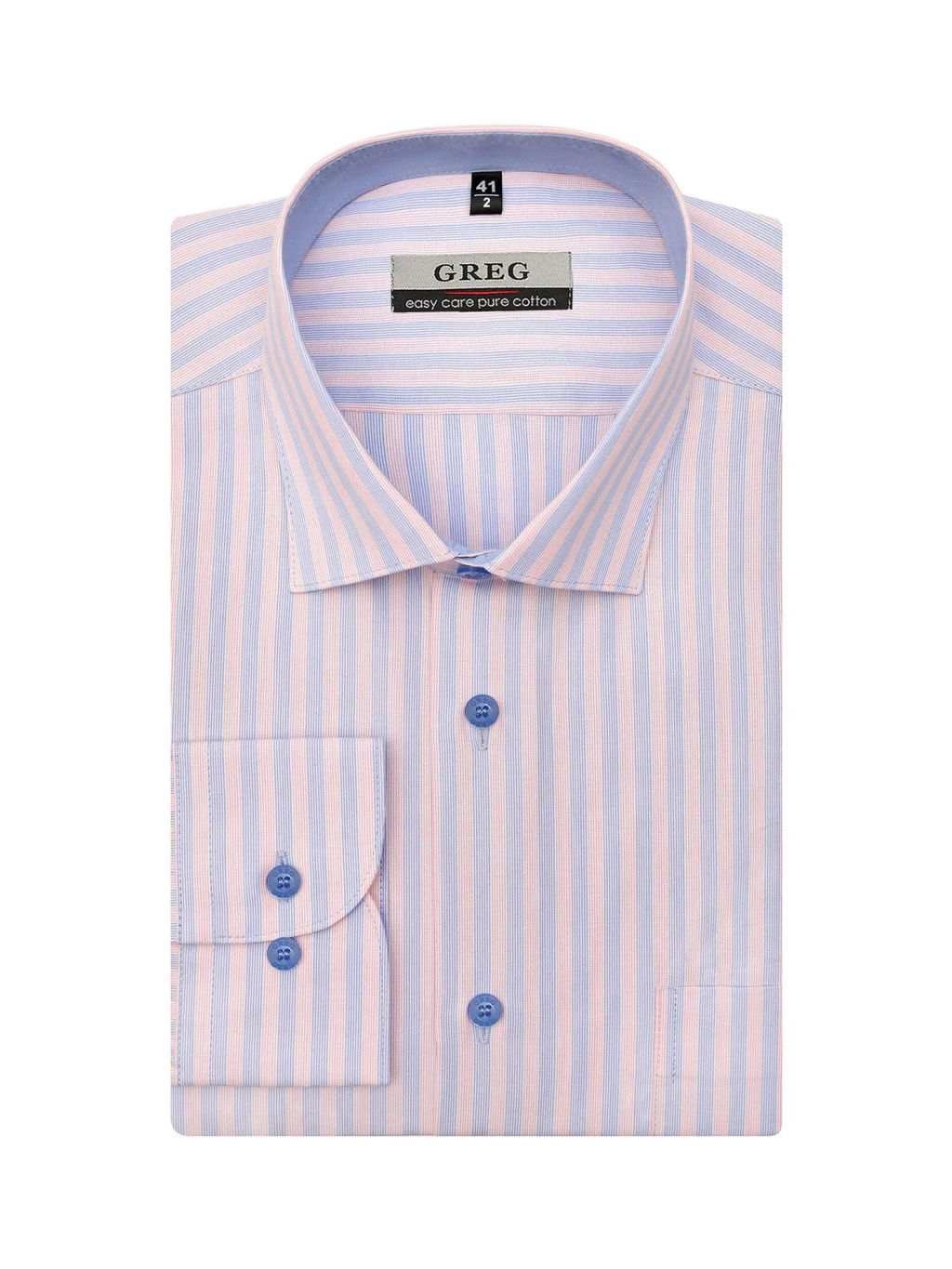 Сорочка мужская длинный рукав GREG 261/111/3524/1