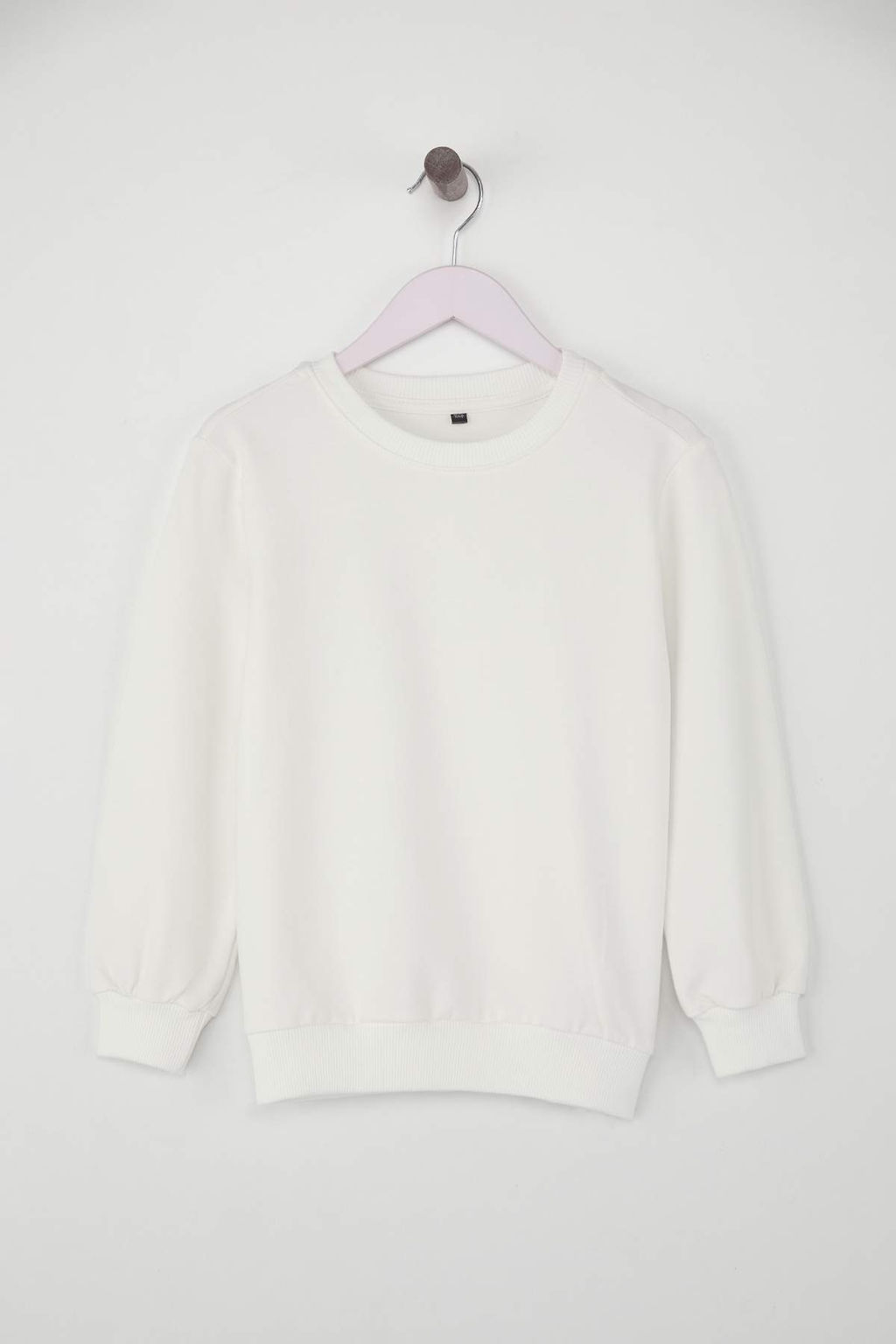 Pembe-Ekru K?z Cocuk Mevsimlik-Ince Bisiklet Yaka 2li Basic Orme Sweatshirt TKDAW25SW00000 - Trendyolmilla фото 25