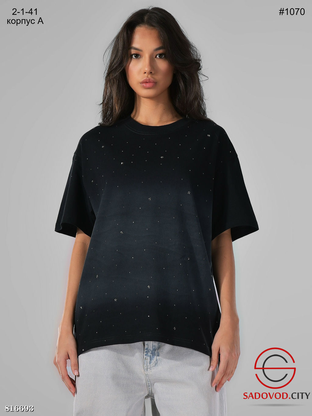 Женская футболка со стразами - Bruno фото 3