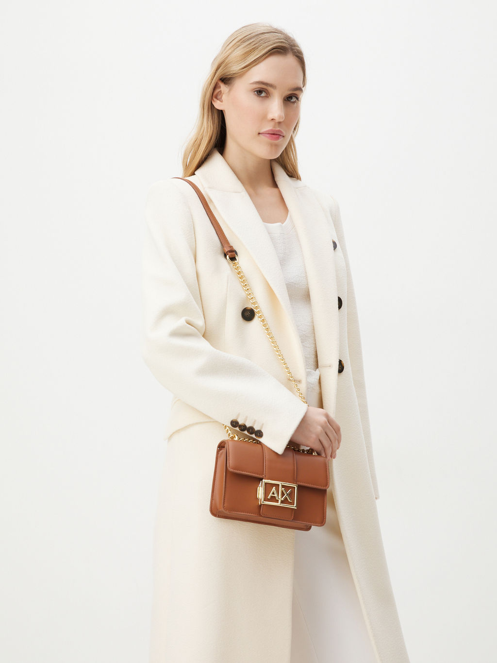 Женское кросс-боди ARMANI EXCHANGE Артикул 4081372, светло-коричневый  фото 3