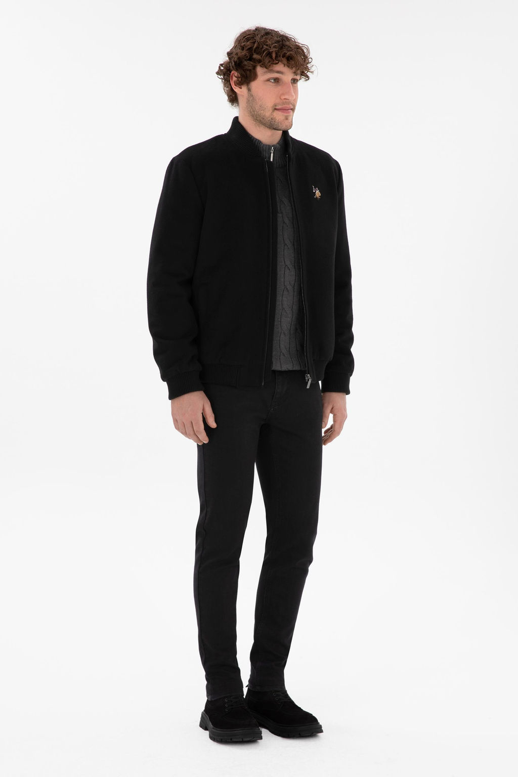 Мужская черная маска Неожиданная скидка в корзине - U.s. polo assn фото 4