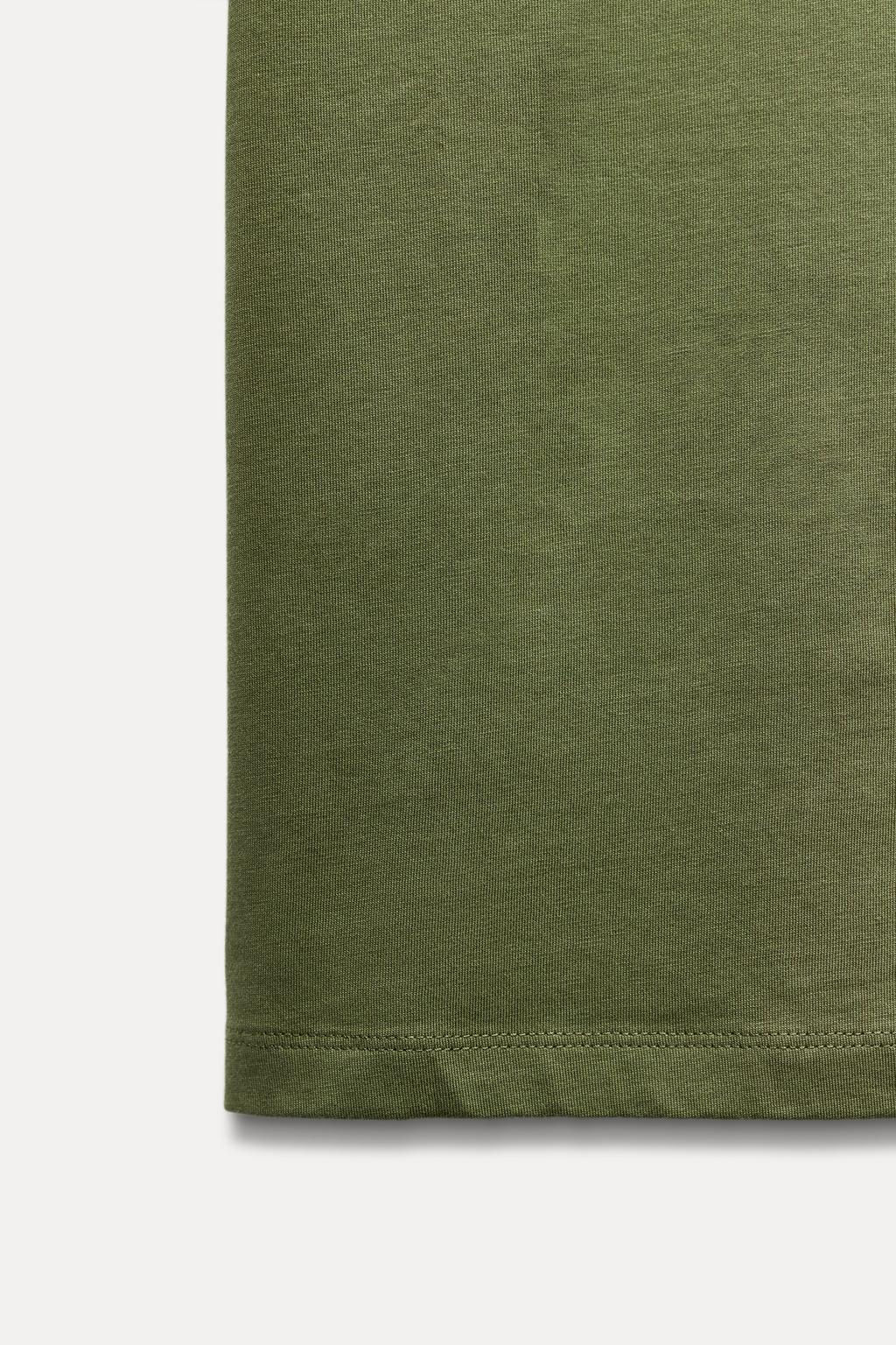 BASIC COTTON T-SHIRT - Zara фото 12