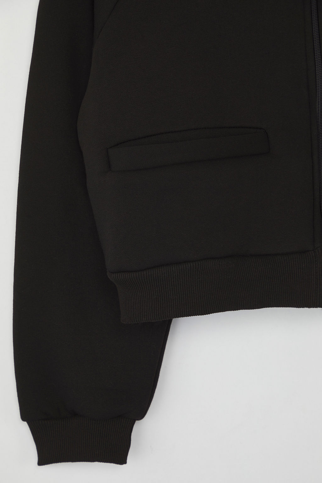 Teen Gri Melanj Regular Kal?p Fermuarl? Dik Yaka Kal?n Ici Polarl? Orme Sweatshirt TWOAW26SW00017 - Trendyolmilla фото 14