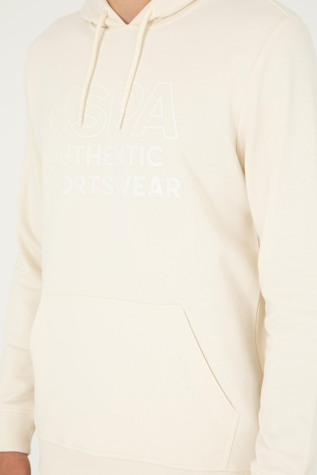 Мужской кремовый свитшот Неожиданная скидка в корзине - U.s. polo assn фото 7