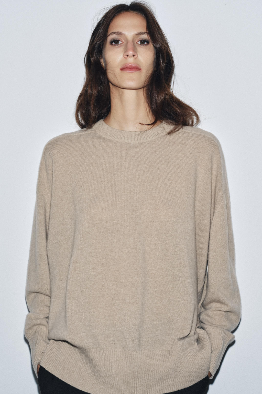 100% WOOL OVERSIZE JUMPER - Zara фото 2