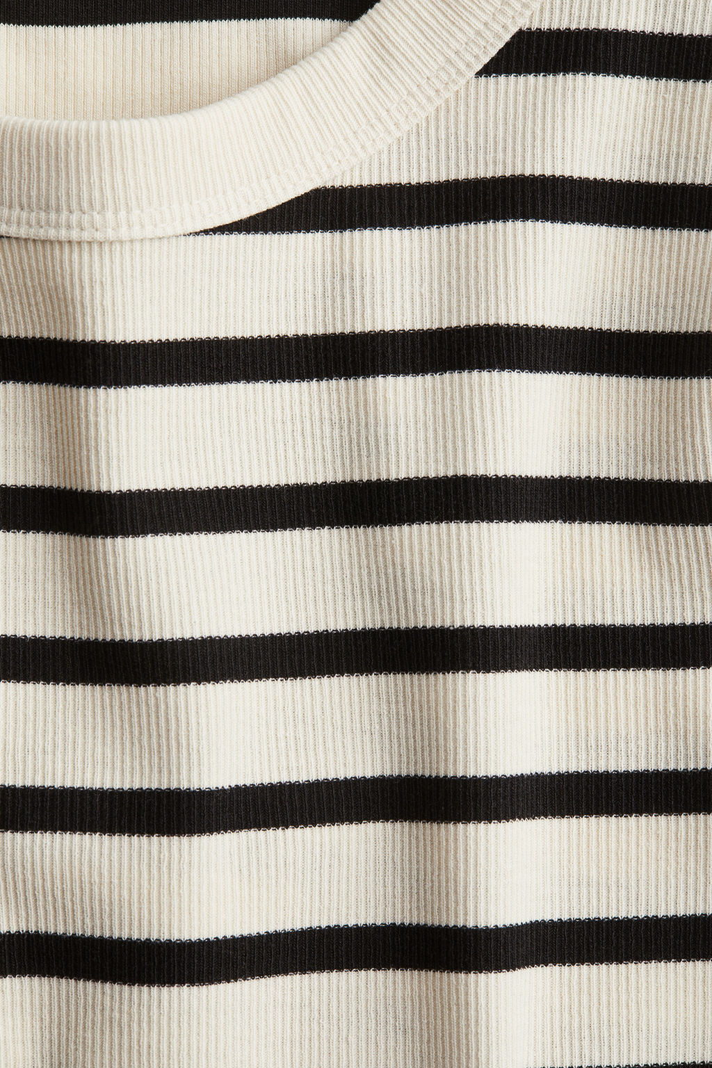 Ribbed T-shirt - H&m фото 3