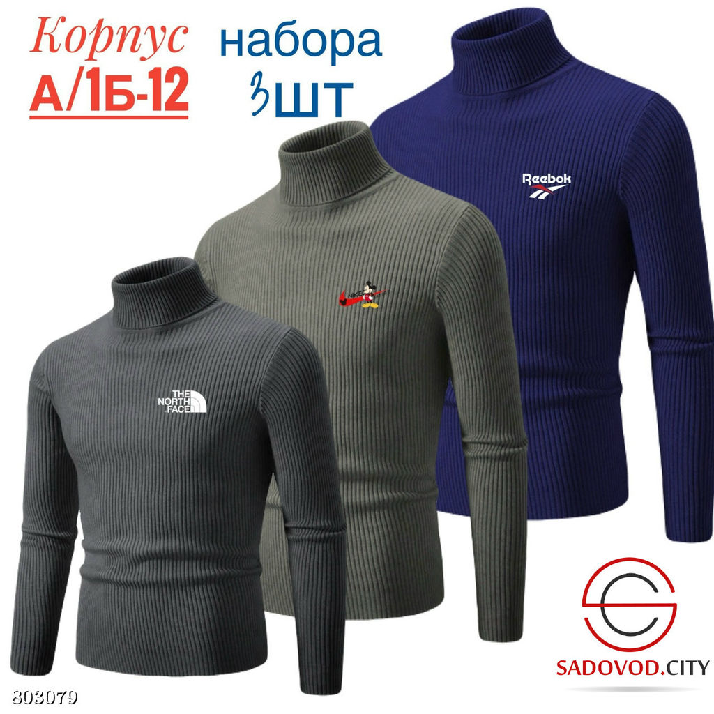 Водолазка для мужчин с начесом