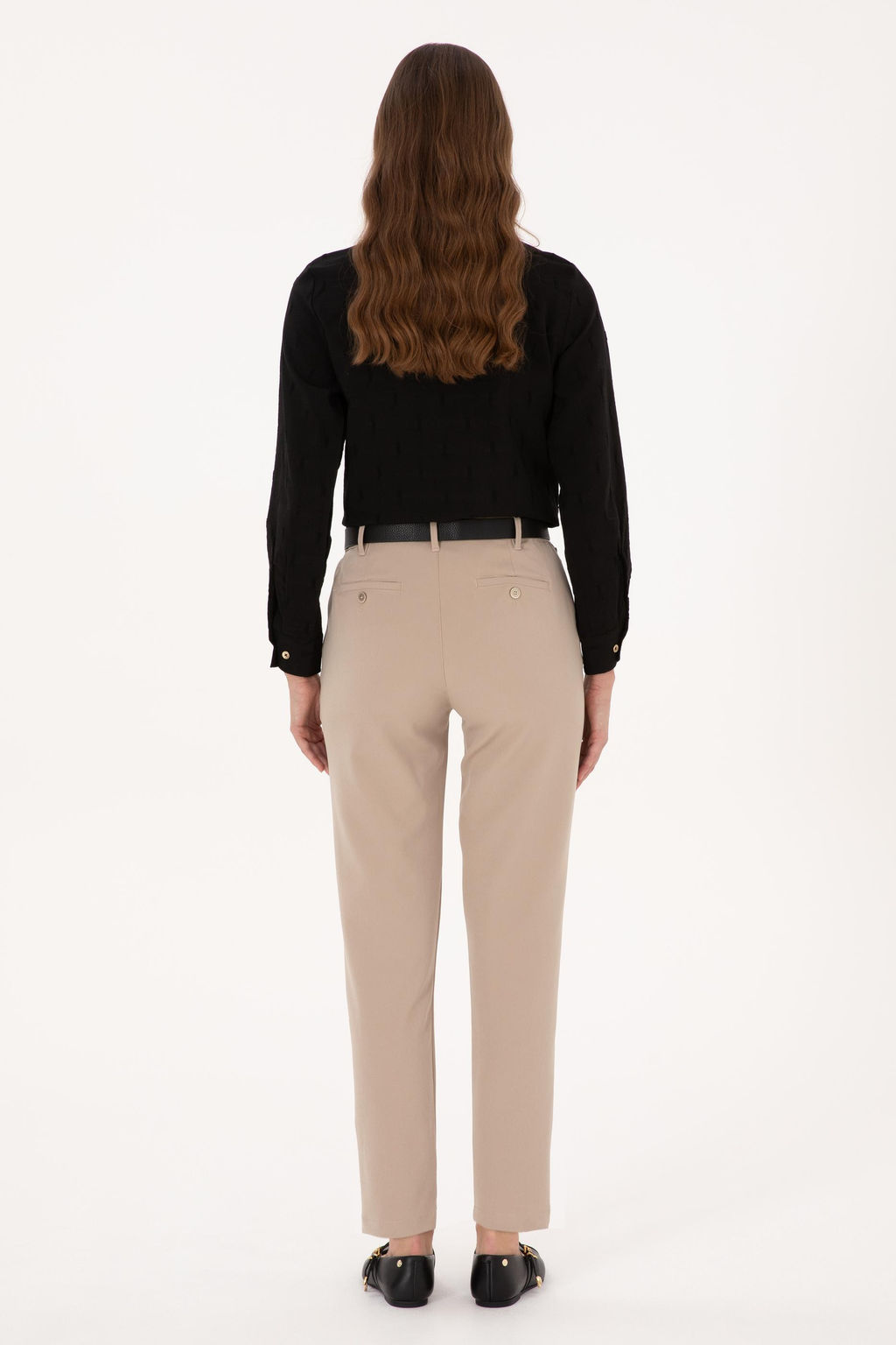 Kad_n Koyu Bej Kanvas Pantolon - U.s. polo assn фото 4