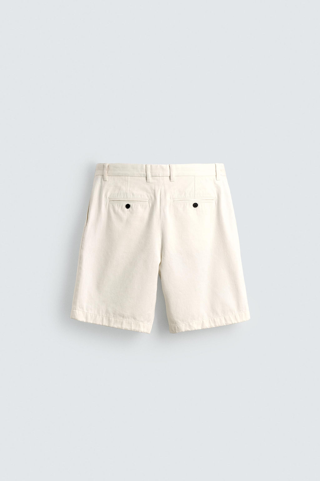 BERMUDA RELAXED FIT PLIEGUES AARON LEVINE X ZARA / Blanco roto