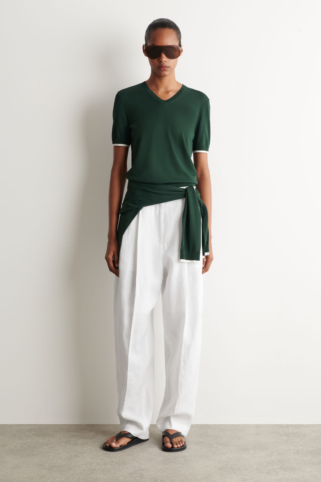CAMISETA DE PUNTO CON DETALLE EN CONTRASTE - H&m фото 3