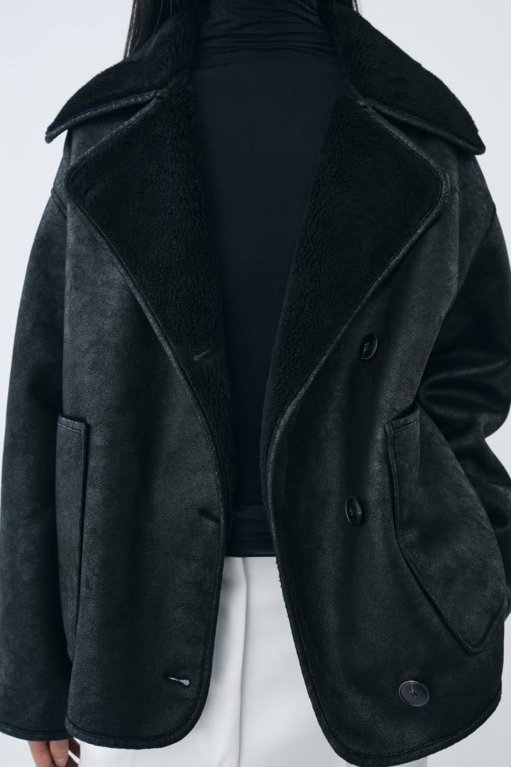 ZW COLLECTION DOUBLE-FACED JACKET - Zara фото 12