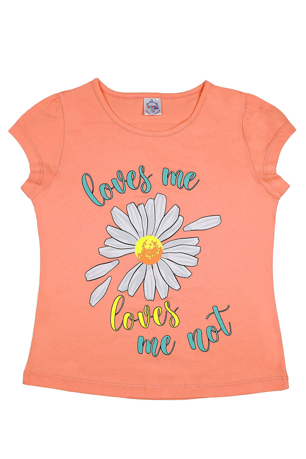 Футболка детская персиковая - Almond фото 2