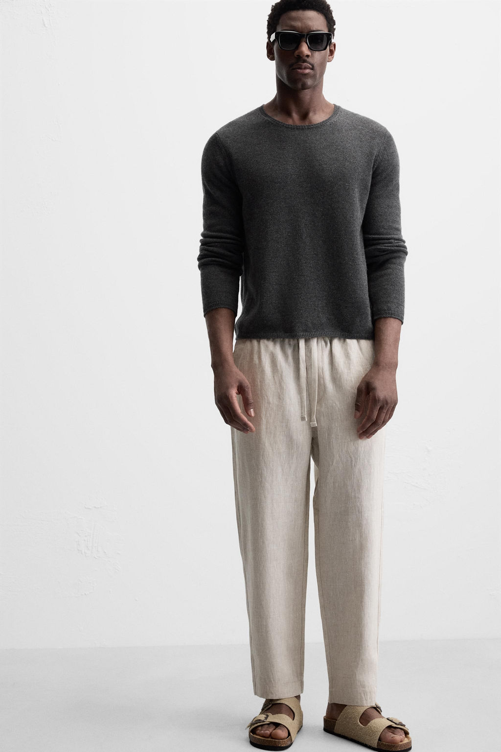 100% LINEN TROUSERS - Zara фото 49