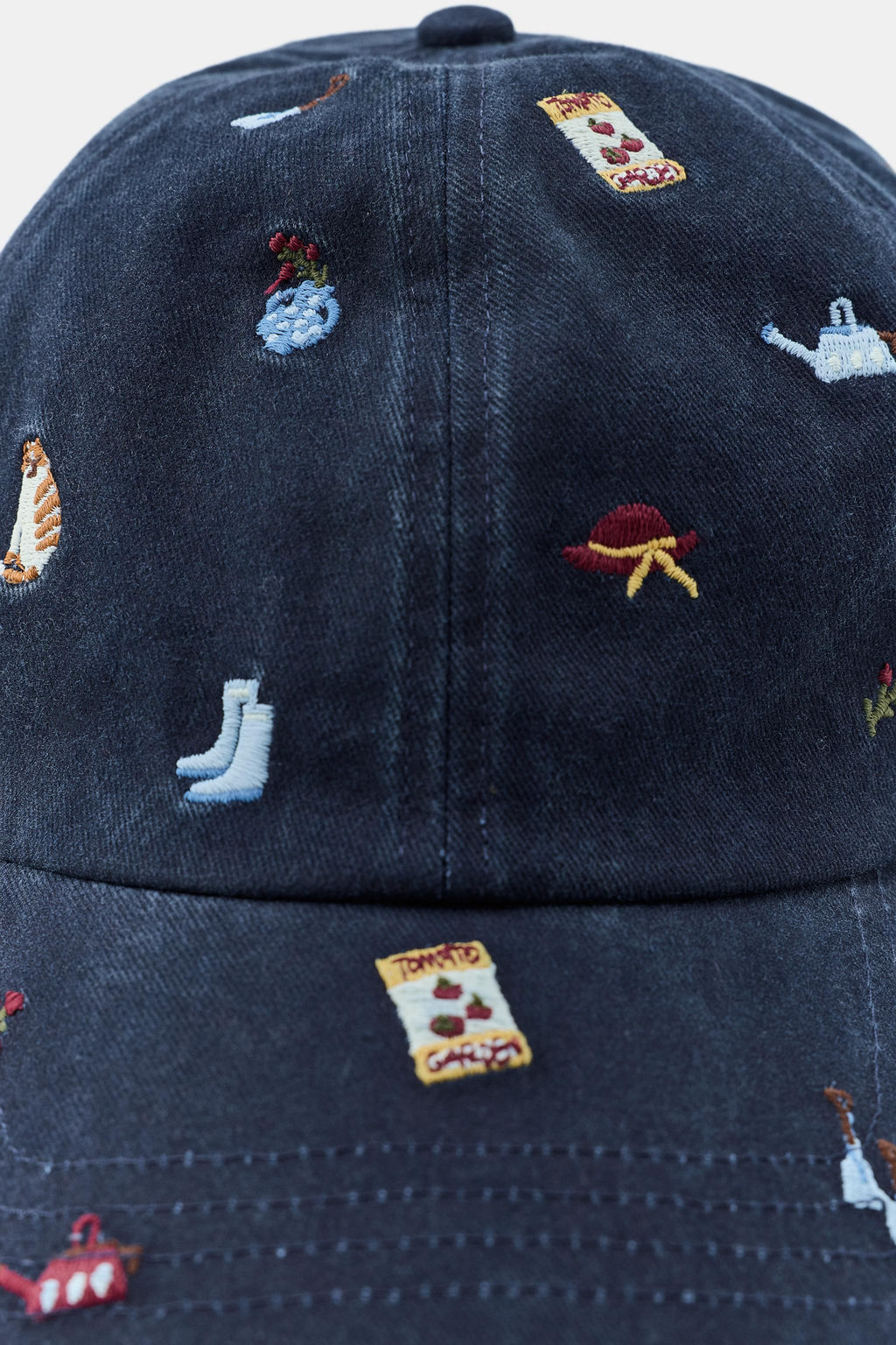 TWILL CAP WITH EMBROIDERY