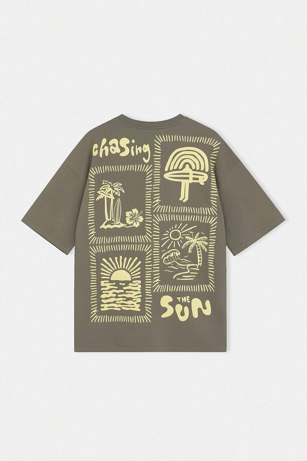 TRENDYOL MAN Antrasit Unisex Oversize/Genis Kesim Bask?l? %100 Pamuk T-Shirt TMNSS25TS00031 - Trendyolmilla фото 33