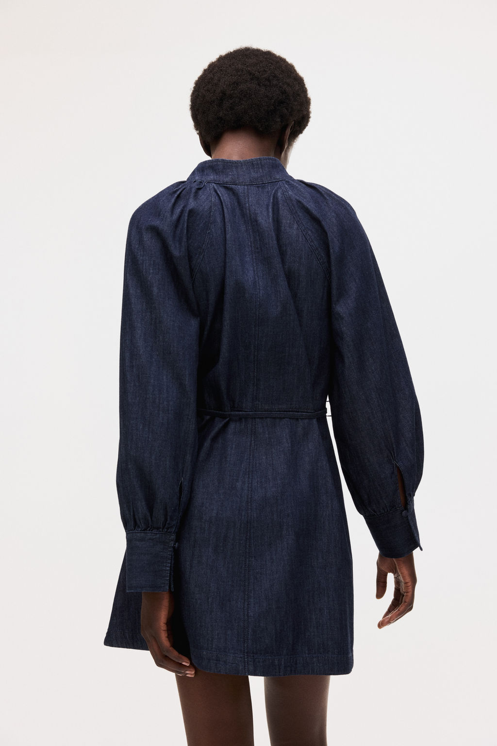 Vestido denim con cintur?n de anudar - H&m фото 4