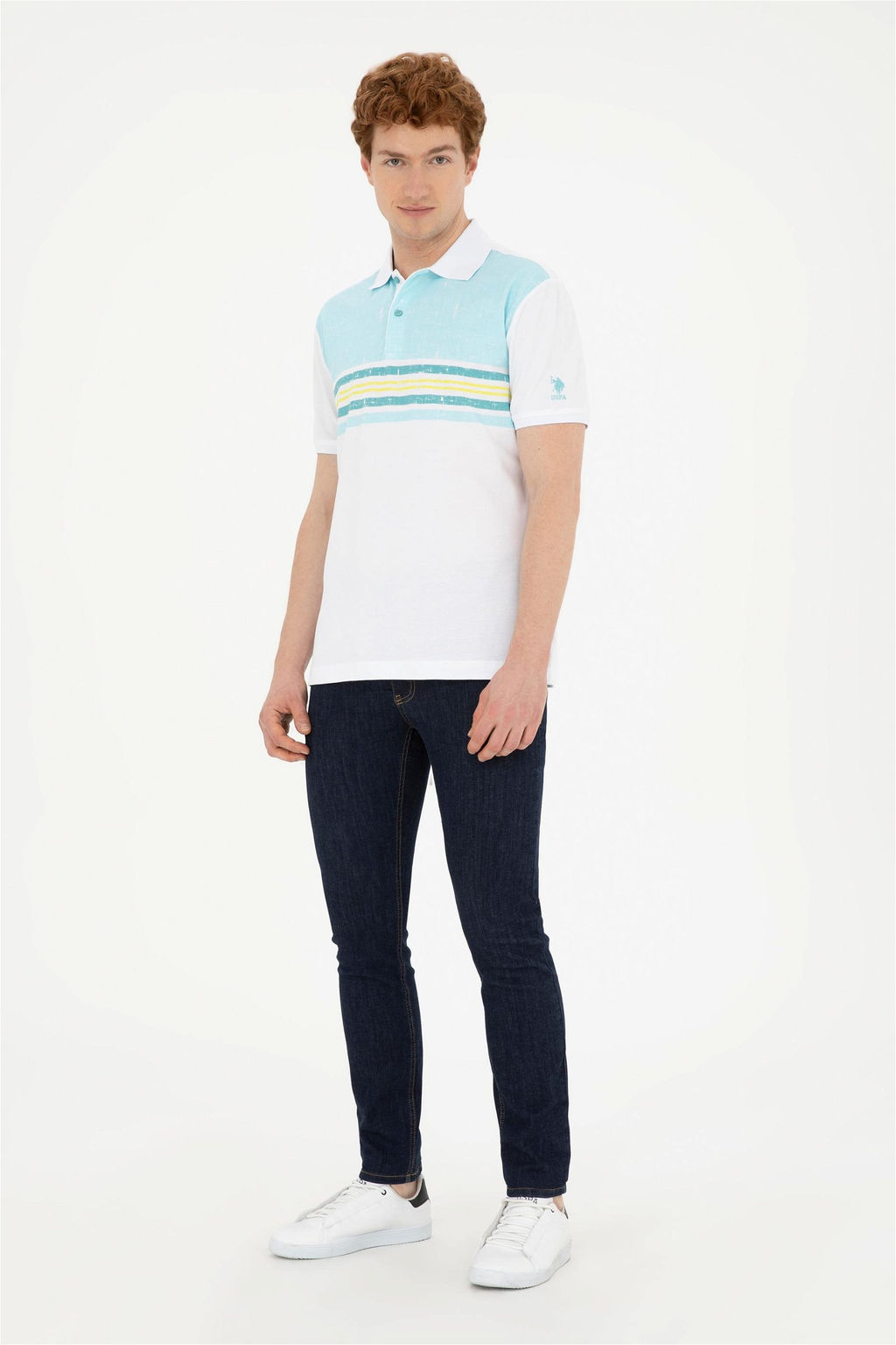 Мужская мятная футболка Неожиданная скидка в корзине - U.s. polo assn фото 4