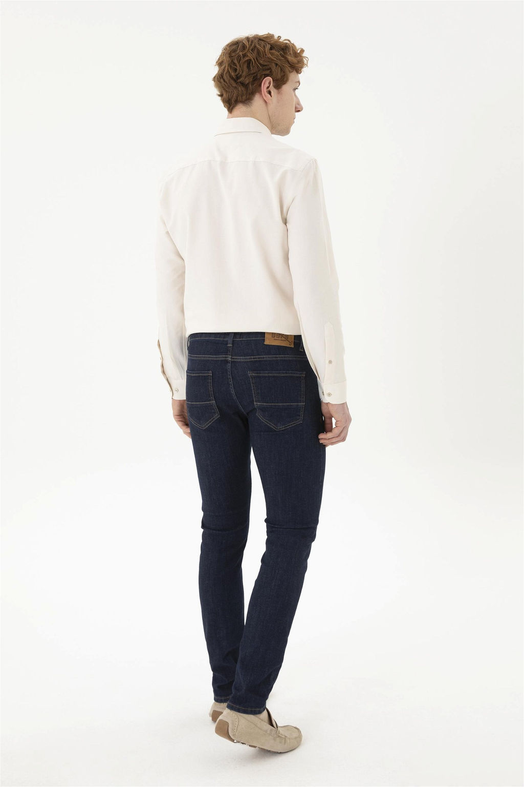 Мужские темно-синие джинсовые брюки - U.s. polo assn фото 4