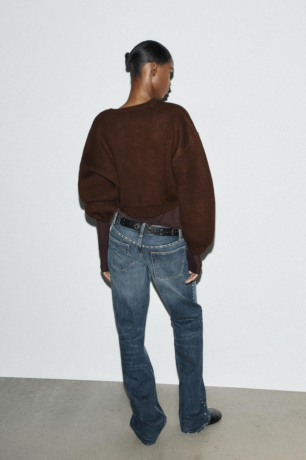PLAIN KNIT JUMPER - Zara фото 4
