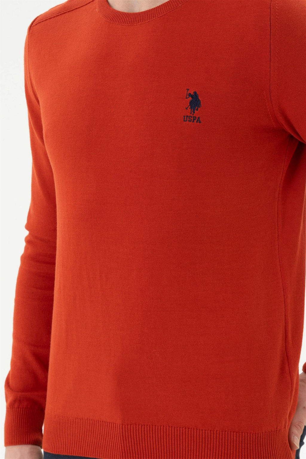 Мужской базовый свитер с плиткой - U.s. polo assn фото 6