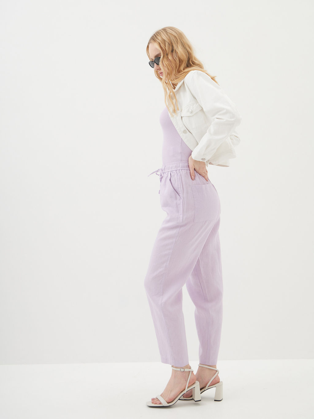 Женские льняные Брюки - Mossmore фото 4