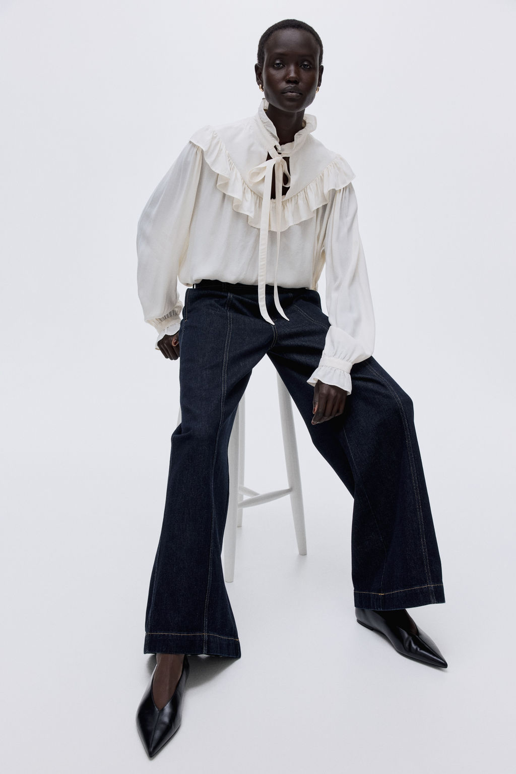 Wide High Jeans - H&m фото 4