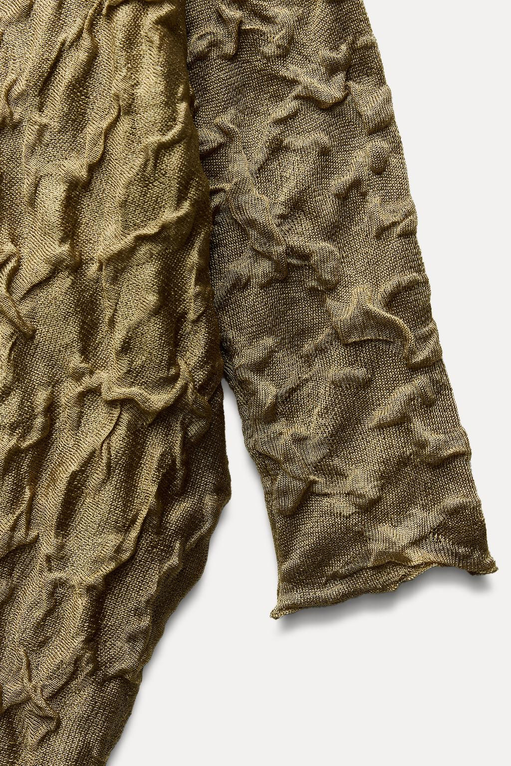 ASYMMETRIC KNIT TOP - Zara фото 8