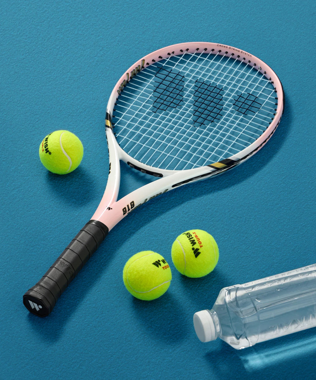 Ракетка для большого тенниса WISH Air Flex 818 26, розовый/белый  фото 11