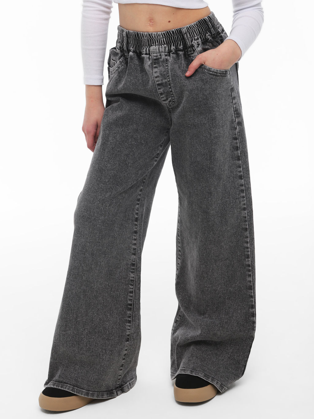 Джинсы-палаццо для девочек - СИНЯЯ МОДА фото 5