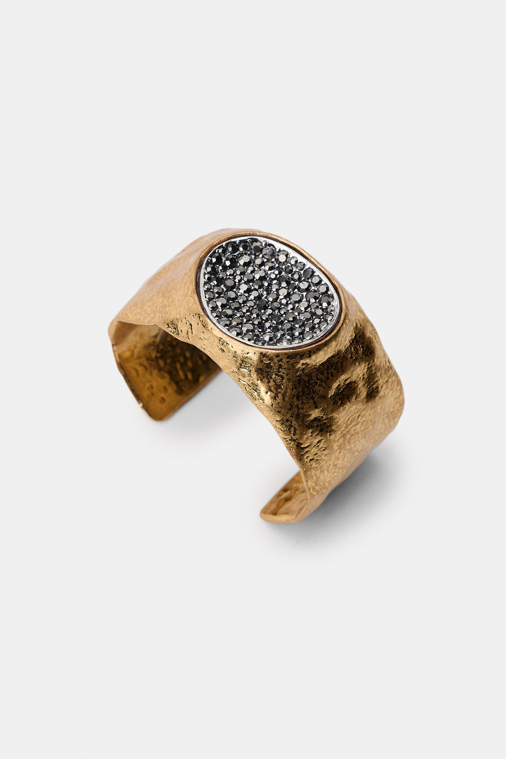 PULSERA MET?LICA LABRADA BRILLOS / Dorado - Zara фото 4