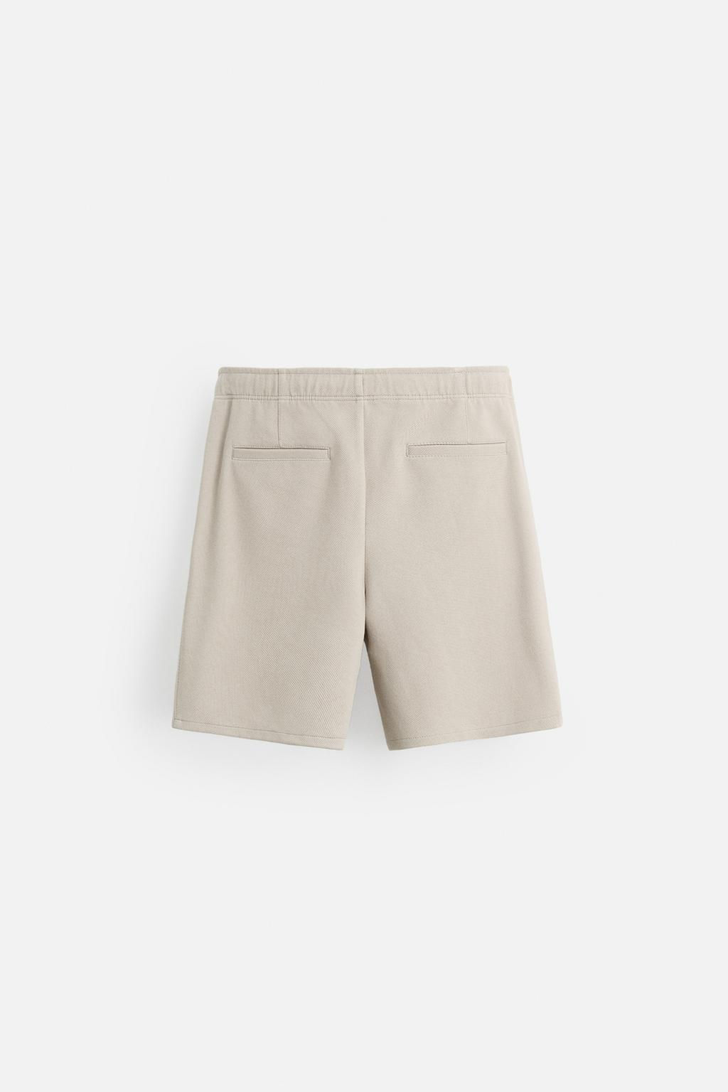 TEXTURED COMFORT BERMUDA SHORTS - Zara фото 17