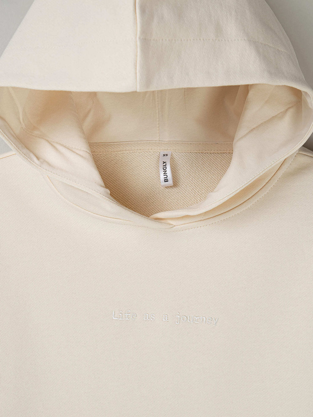 Худи из 100% хлопка "Лён" женское