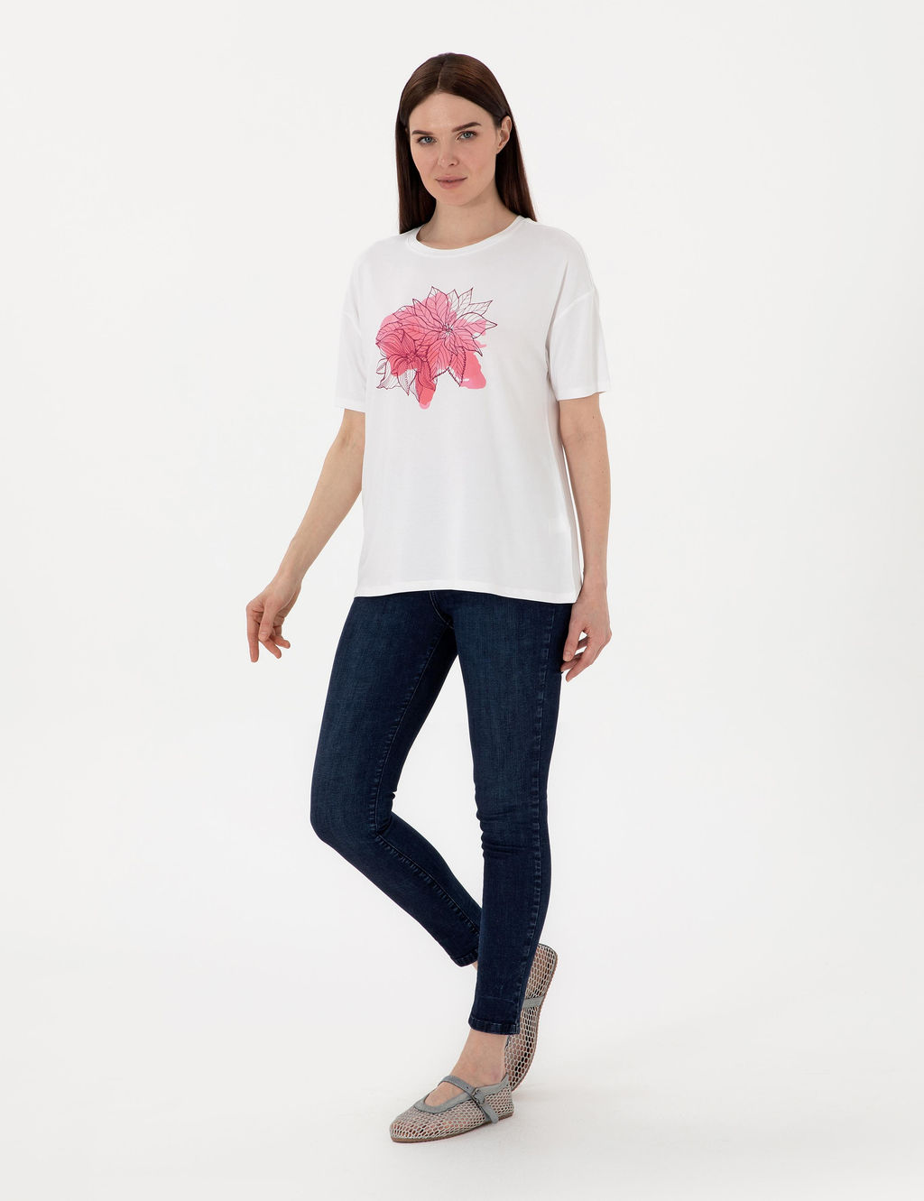 Beyaz Comfort Fit Ti__rt - Pierre cardin фото 4